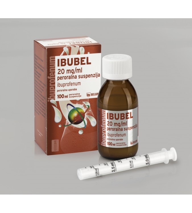 Ibubel 20mg mL Peroralna Suspenzija 100mL GORI KA LEKARNA Nova Gorica